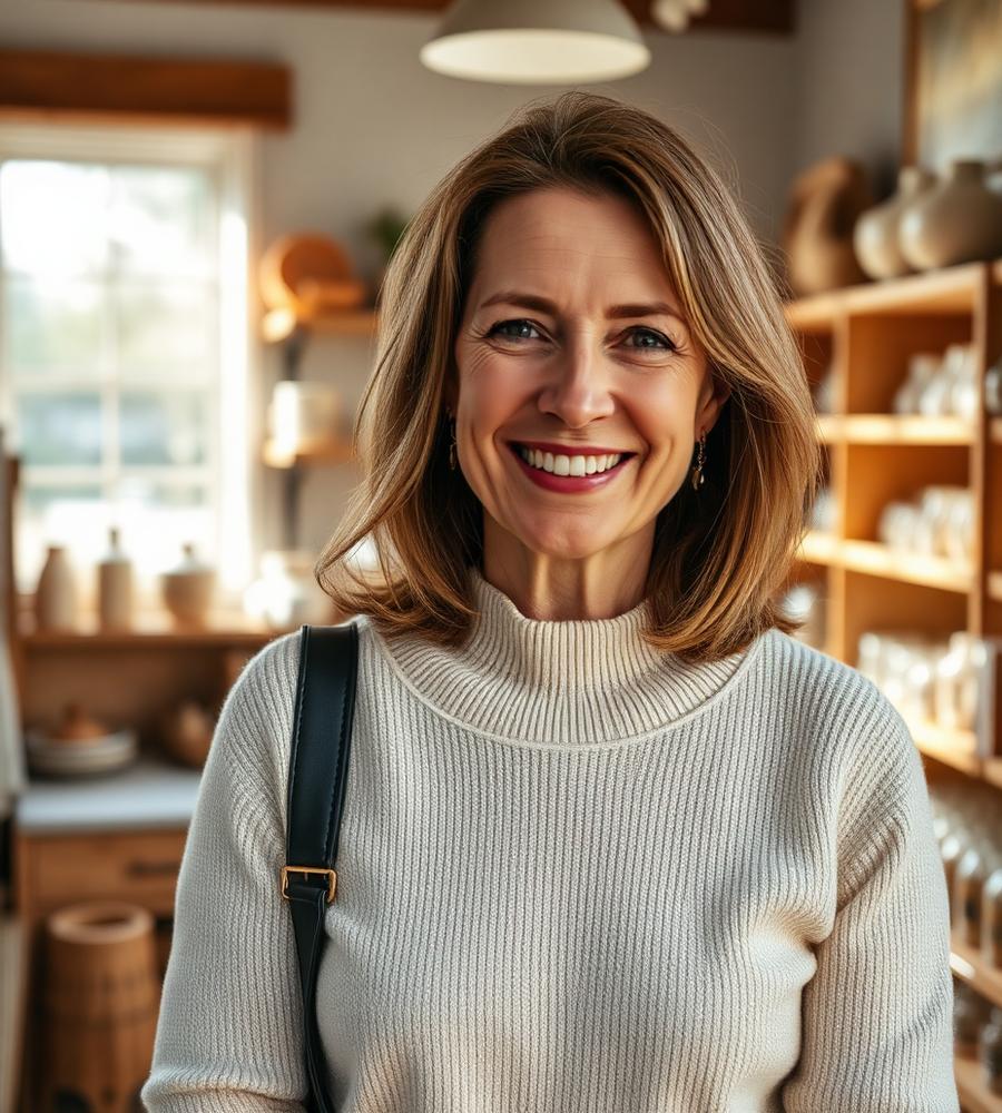 Linda Miller, owner and founder of Aljarash Home Co., in the Helena store